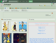 Tablet Screenshot of emshrapnel.deviantart.com