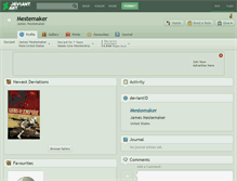 Tablet Screenshot of mestemaker.deviantart.com