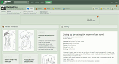 Desktop Screenshot of msmikasnow.deviantart.com
