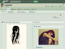 Tablet Screenshot of cookiekeks.deviantart.com