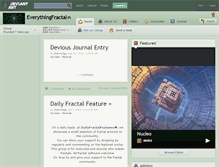 Tablet Screenshot of everythingfractal.deviantart.com
