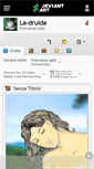 Mobile Screenshot of la-druida.deviantart.com