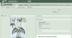 Desktop Screenshot of pasawaystudio.deviantart.com