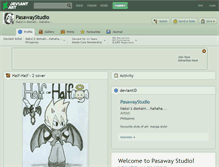 Tablet Screenshot of pasawaystudio.deviantart.com