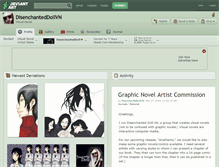 Tablet Screenshot of disenchanteddollvn.deviantart.com