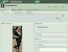 Tablet Screenshot of immortalphoenix.deviantart.com
