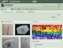 Tablet Screenshot of half-nihonjin.deviantart.com