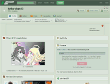 Tablet Screenshot of keiko-chan13.deviantart.com