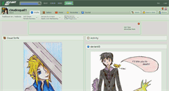 Desktop Screenshot of cloudxsquall1.deviantart.com