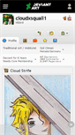 Mobile Screenshot of cloudxsquall1.deviantart.com