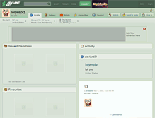 Tablet Screenshot of lolyesplz.deviantart.com
