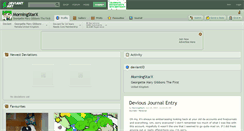 Desktop Screenshot of morningstarx.deviantart.com