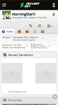Mobile Screenshot of morningstarx.deviantart.com