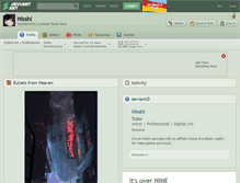 Tablet Screenshot of hisshi.deviantart.com