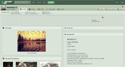 Desktop Screenshot of metalius13.deviantart.com