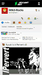 Mobile Screenshot of niikii-rocks.deviantart.com