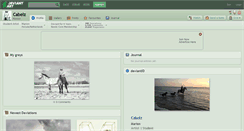 Desktop Screenshot of cabelz.deviantart.com