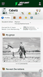 Mobile Screenshot of cabelz.deviantart.com