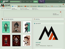 Tablet Screenshot of microall.deviantart.com