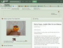 Tablet Screenshot of cheriko.deviantart.com