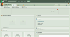 Desktop Screenshot of freeze-lover.deviantart.com