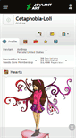 Mobile Screenshot of cetaphobia-loli.deviantart.com