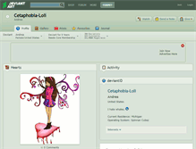 Tablet Screenshot of cetaphobia-loli.deviantart.com