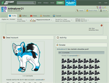 Tablet Screenshot of animaluver21.deviantart.com