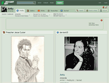 Tablet Screenshot of antu.deviantart.com