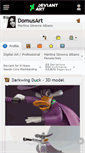 Mobile Screenshot of domusart.deviantart.com