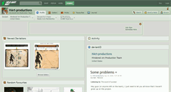 Desktop Screenshot of hart-productions.deviantart.com