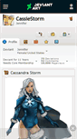 Mobile Screenshot of cassiestorm.deviantart.com