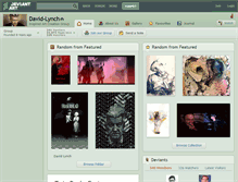 Tablet Screenshot of david-lynch.deviantart.com