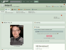 Tablet Screenshot of deejaywill.deviantart.com