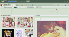Desktop Screenshot of bonzo-1039.deviantart.com