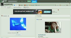 Desktop Screenshot of amydolphinx66.deviantart.com