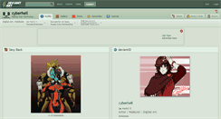 Desktop Screenshot of cyberhell.deviantart.com