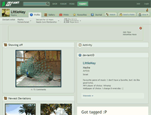 Tablet Screenshot of littlemay.deviantart.com