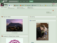 Tablet Screenshot of elero.deviantart.com