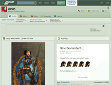 Tablet Screenshot of dorlan.deviantart.com