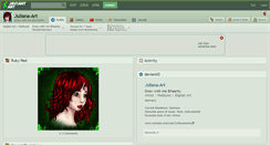 Desktop Screenshot of juliana-art.deviantart.com
