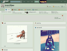 Tablet Screenshot of loveevilflippy.deviantart.com
