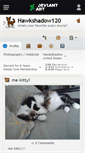 Mobile Screenshot of hawkshadow120.deviantart.com