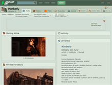 Tablet Screenshot of ikimberly.deviantart.com
