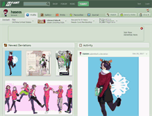 Tablet Screenshot of haseos.deviantart.com