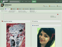 Tablet Screenshot of delmonaco.deviantart.com