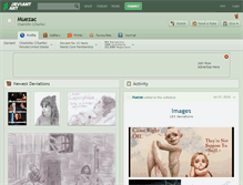 Tablet Screenshot of muezac.deviantart.com