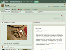 Tablet Screenshot of kyene.deviantart.com