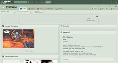 Desktop Screenshot of firetrapster.deviantart.com