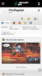 Mobile Screenshot of firetrapster.deviantart.com